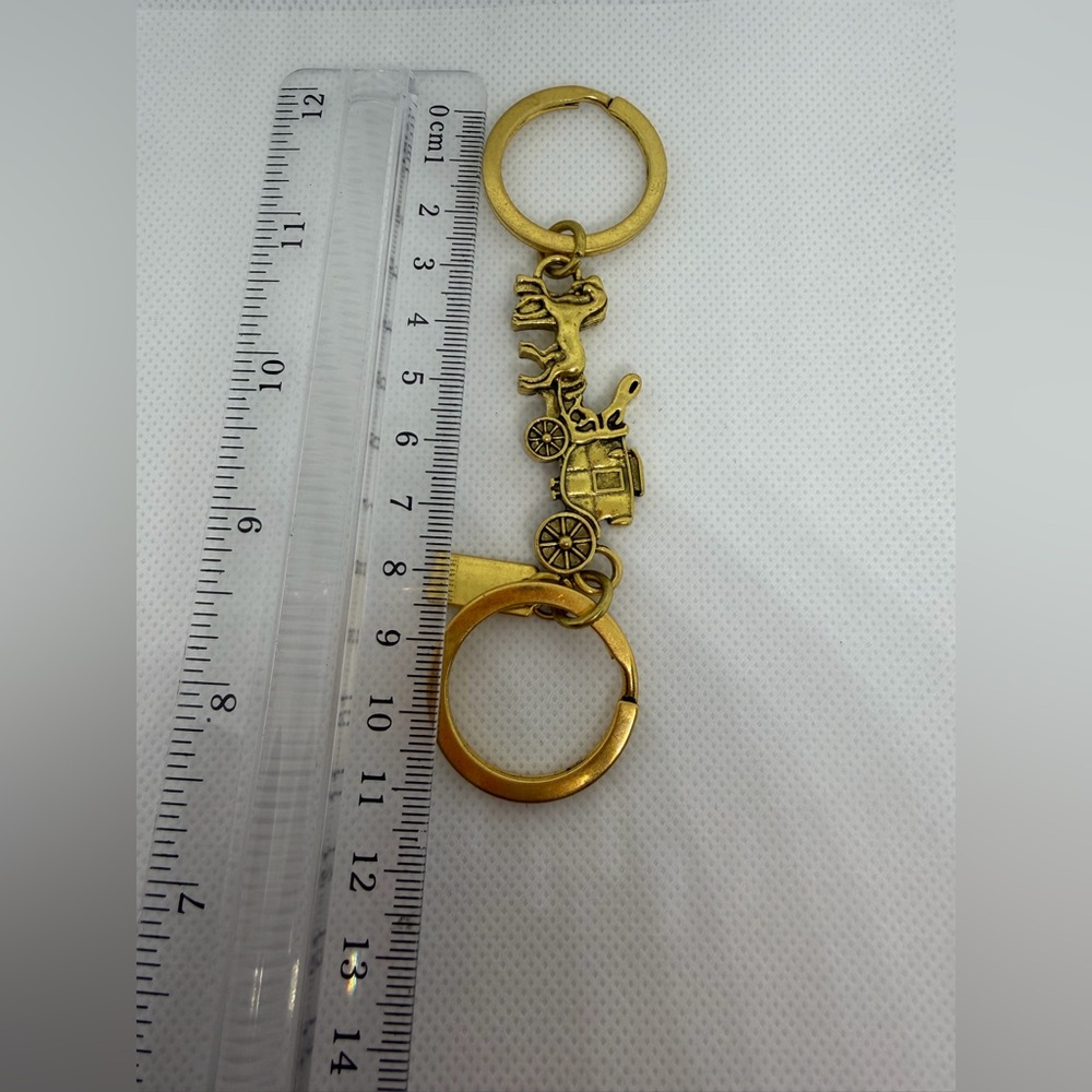 Horse and Carriage Keychain